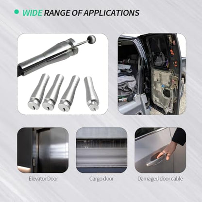 8PCS Door Latch Cable Repair Kit, Latch Lock Cable Ends, 6 Standard Ends and 2 Locking Cam Ends Aluminum, Car Accessories Compatible with Ford F-150 F-250 F-350 E-Series Ranger Expedition - color: 8PCS
