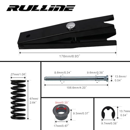 RULLINE Complete Door Hinge Repair Kit Compatible with 94-04 Chevrolet Blazer - Includes Tool, Spring, and Pins - size: For 94-04 Chevy 19pcs