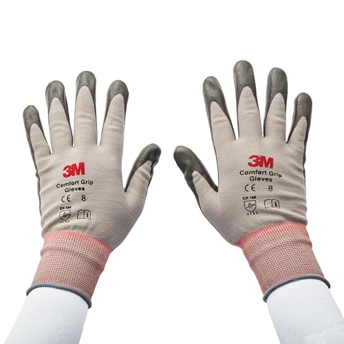 3M Comfort Grip Gloves - General Use - size: 2 Count (Pack of 1)