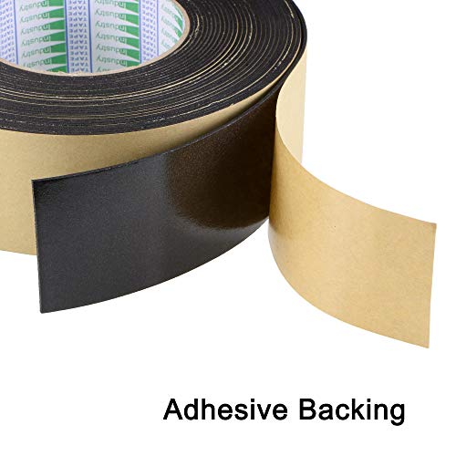 uxcell Sealing Foam Tape 50mm Wide 1.5mm Thick 10m/32.8ft Long, EVA Self Adhesive Weather Strip for Window Door Insulation - size: 50mmx1.5mmx10m