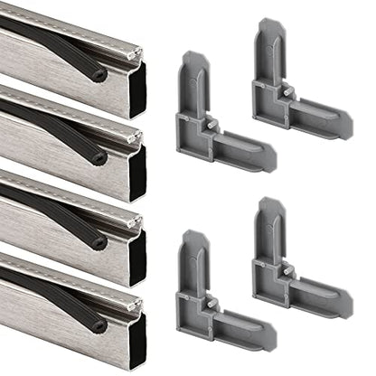 Prime-Line PL 7803 Screen Frame Kit, 5/16 In. x 3/4 In. x 36 In., Aluminum, Mill Finish (1 Kit)