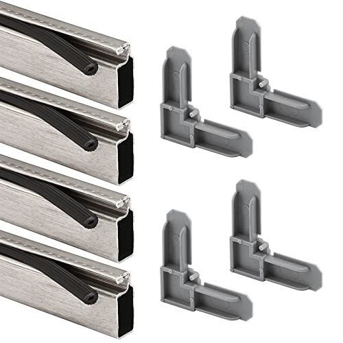 Prime-Line PL 7803 Screen Frame Kit, 5/16 In. x 3/4 In. x 36 In., Aluminum, Mill Finish (1 Kit)