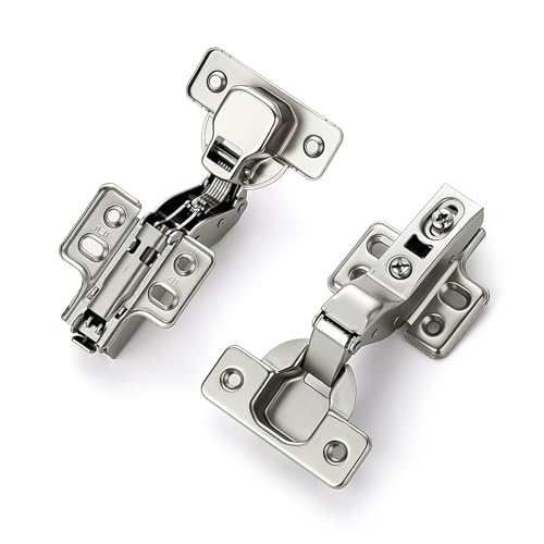 HOME EDIT 1 Pairs 2 Pack European Insert Soft Close Cabinet Hinges Concealed Kitchen Cabinet Hinges Heavy-Duty Frameless Adjustable for Cupboard Hardware - size: Insert
