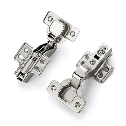 HOME EDIT 1 Pairs 2 Pack European Insert Soft Close Cabinet Hinges Concealed Kitchen Cabinet Hinges Heavy-Duty Frameless Adjustable for Cupboard Hardware - size: Insert