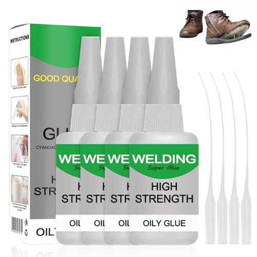 2026 New Welding High-Strength Oily Glue, Multifunctional Fast Repair Instant Bonding Welding Glue for Metal, Plastic, Wood, Ceramics, Leather, Glass, Multi-Purpose Strong Glue (4PCS) - color: 4PCS