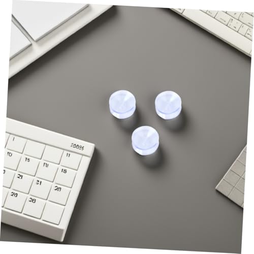STOBOK 16pcs Table Top Bumper: Anti Slide and Scratch 30 Mm Transparent Non-Adhesive Rubber Pads for Table Top Spacer to Avoid The Movement of Glass - size: 3.00X3.00X1.00CM