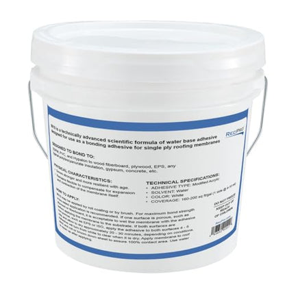 RecPro RV Rubber Roof Adhesive 8010 | 1 Gallon | Water-Based Universal RV Roof Glue | RV Adhesive (2 Gallons) | Made in USA - size: 2 Gallons