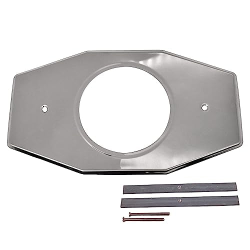 Westbrass A502-05 One-Hole Remodel Cover Plate for Moen and Delta Bathtub and Shower Valves, Polished Nickel - color: Polished Nickel
