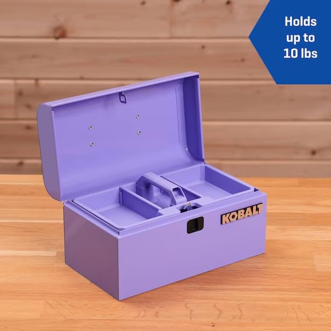K.balt Retro Portable Mini Toolbox Lavender Steel Tool Box - color: Lavender, size: Retro