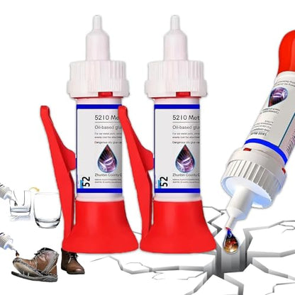 Powerful Solder Multi-Material Repair Adhesive, 5210 Met Oil Based Glue, 5210 Glue, 5210 Powerful Solder Multi-Material Repair Adhesive for Wood Furniture Cup Shoe (2PCS) - color: 2PCS