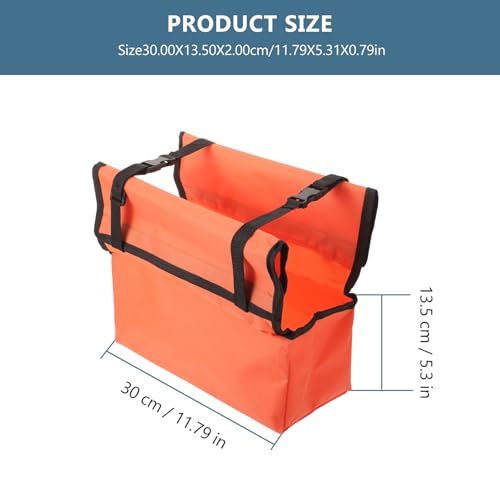 DOITOOL Folding Ladder Tool Bag Organizer: Telescopic Ladder Tool Pouch for Tool Storage - Extension Ladder Storage Tool Hanging Bag (11.79 X 5.31 X 0.79in)