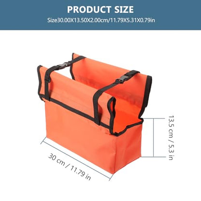 DOITOOL Folding Ladder Tool Bag Organizer: Telescopic Ladder Tool Pouch for Tool Storage - Extension Ladder Storage Tool Hanging Bag (11.79 X 5.31 X 0.79in)