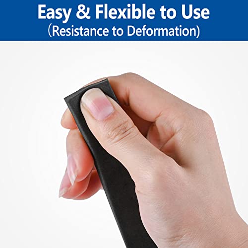 Self Adhesive Foam Tape Weatherstrip 1in x 1/8in x 40Ft High Density Foam Insulation Strips Foam Seal Weather Stripping with Strong Adhesive for Door and Window Sound Isolation Soundproofing - size: 1in x 1/8in x 40Ft
