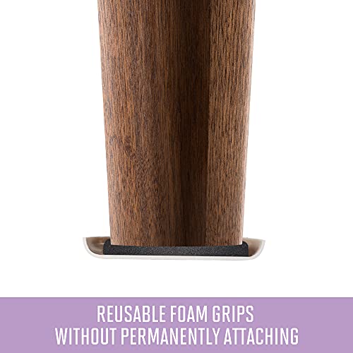 Super Sliders 3 1/2" Round Reusable Furniture Sliders for Carpet Easily Move Medium to Large Sized Items Across Carpet, 4 Pack Brown - color: Brown, size: 4 Count (Pack of 1)