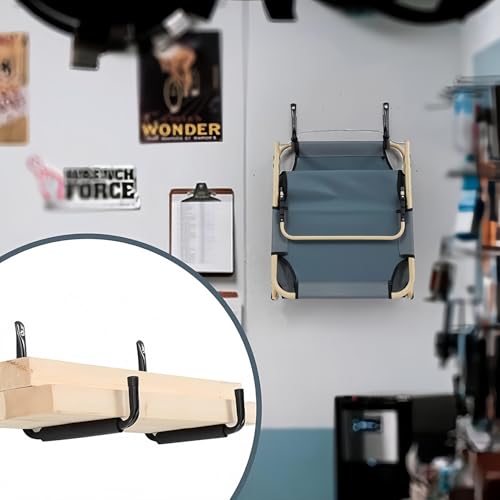 CROISSANT 4Pack Garage Storage Ladder Hook, Suitable for Kayak Hangers for Garage Wall, Heavy Duty Hooks for Hanging 50 lbs - size: 9in 4Pack