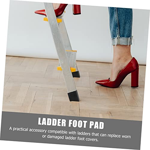 ORFOFE 4pcs Non-Slip Ladder Pad Staircase Step Treads Stair Protectors for Carpeted Stairs Easy Install