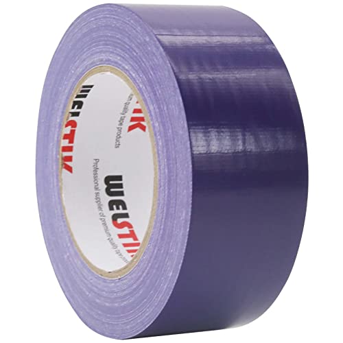 WELSTIK Professional Grade Purple Duct Tape, Waterproof Duct Cloth Fabric,Duct Tape for Photographers,Repairs, DIY, Crafts, Indoor Outdoor Use,2 Inch X 45 Yards, Purple - color: purple, size: 2"X45yard