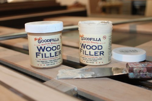 Goodfilla Mahogany, 1 Gallon (13.5lbs), Wood and Grain Filler, Stainable, Tintable, Sandable, Sandable, Zero Waste, Non-Toxic, USA Made - color: Mohagany, size: Gallon