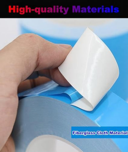Thermal Tape 0.5 inch x 66Feet Heat Transfer Double Sided Tape with Strong Adhesive, for Mounting CPU Heatsink, Fixed Rug, Install LED Light Strips, Woodworker Item, Arts & Crafts, DIY Gift Decorate - size: 0.5nch X 66feet