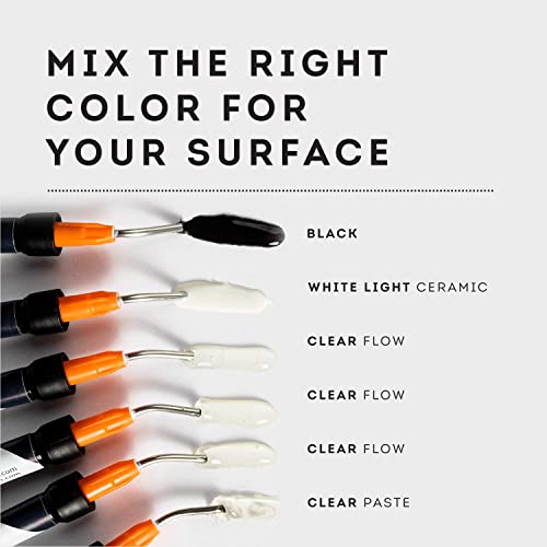Granite, Marble & Stone Repair Kit - Fix Chips & Defects in Minutes | Restore Tiles & Countertops with Ease | for Quartz Corian Marble or Stone | Flawless Results Every Time | Repair Up to 20 Chips - style: Granite