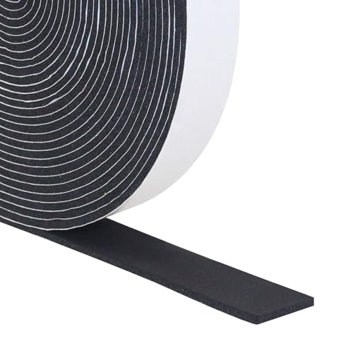 Foam Insulation Tape, 1In x 1/16In x 34.5Ft Weather Stripping Door Seal Strip for Doors and Windows,Sliding Door,Sound Proof Soundproofing Door Seal,Weatherstrip,Air Conditioning Seal Strip - size: 1In x 1/16In x 34.5Ft