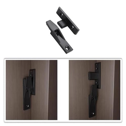 Keku EH Suspension Fittings Panel Frame Components Clips Connectors Bracket Partition Fastener Shelf Support Load Capability 20kg Plastic (20 Pairs) - size: EH