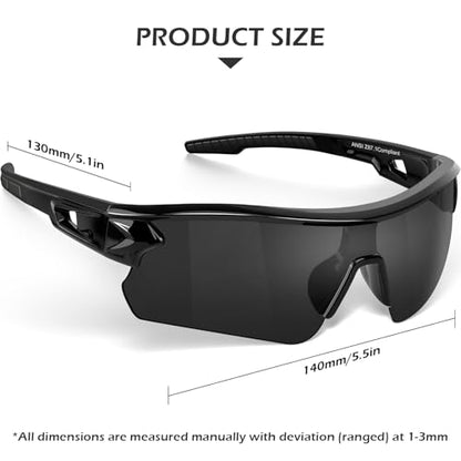 OXG 6 Pack Safety Glasses for Men Women, ANSI Z87.1 Work Glasses Anti Scratch Protective Eyewear with UV400 Protection - color: Grey