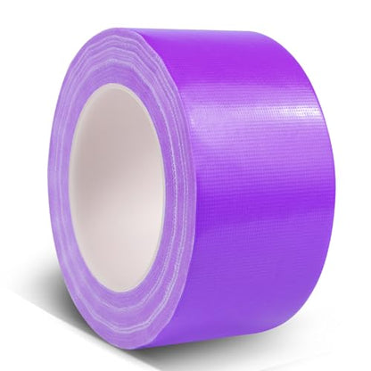 Purple Duct Tape Heavy Duty, 1.88 Inch x 35 Yard Waterproof Strong Adhesive Duct Tape for Indoor Outdoor Repairs Tear by Hand, 1 Roll - color: Purple