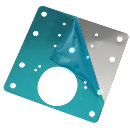 Stainless Steel Cabinet Door Hinge Repair Plate 8 Holes with Screws for Fixing Kitchen Cabinets Wardrobes Dressing Tables Wooden Tables and Chairs Beds and Shelves - style: 8 Holes