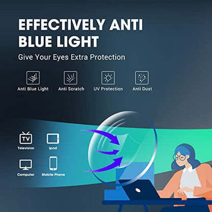 Safety Glasses Anti-Fog Lens,Adjustable Frames Eye Protection Goggles For Men Women - color: Liblue