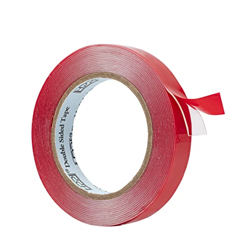 HPP Double Sided Tape Clear, Heavy Duty Tape, Strong and Permanent for Outdoor and Indoor, (0.75in x 16ft) - size: 0.75in x 16ft