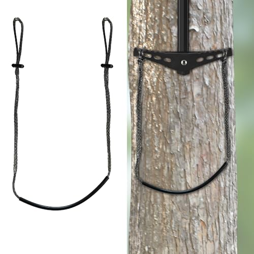 ROLLINJ 1 Step Climbing Aid Strap, Aiders for Climbing Sticks Hunting Ladder Rope – Heavy-Duty Tree Stand Safety Support Rope with Anti-Slip Tube, Ladder Sticks & Tree Stand Setup