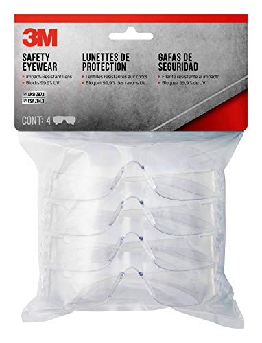 3M Reader Safety Glasses and Lens - color: Clear, size: 4 Pack