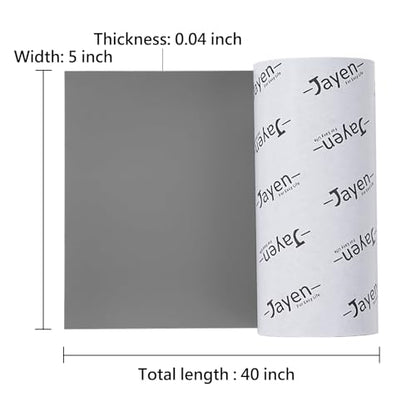 Non Slip Self Adhesive Silicone Cuttable Furniture Pads - 5x40 inch Versatile Non-Slip Silicone Pads for Variety of Objects, Appliances and Furniture - color: 5x40 Grey