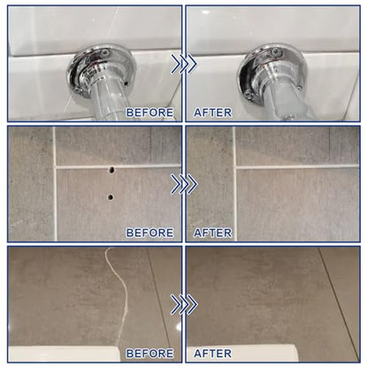 Tile Repair Kit, Ceramic Tile Chips & Cracks Repair Kit(Color Match), Porcelain Tile Repair Kit with Super Strong Adhesion, Fix Chips, Cracks and Holes on Ceramic Tile, Porcelain, Acrylic, Fiberglas