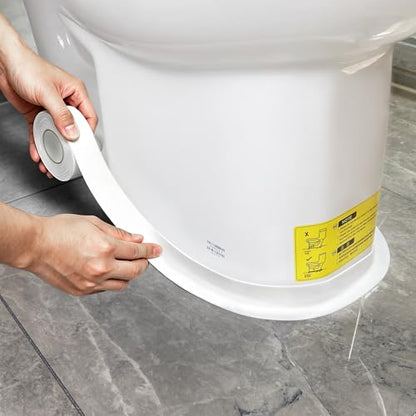 TOUSEA Professional Waterproof Caulk Strip - Self Adhesive White Sealing Tape for Toilet, Tub, Peel and Stick Backsplash Finisher - Renter Friendly, Easy Install - style: White-1.5IN-10.5FT-B