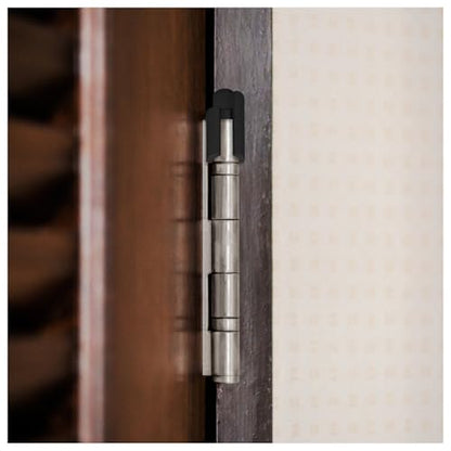 Nuk3y Door Saver 2 II Hinge Pin Stop Fits All 3"" to 4-1/2"" Residential Hinges (Black) - color: Black