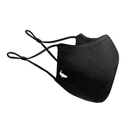 INHERENT Premium Traveler's Face Mask with Anti-Odor SILVERbac | Reusable, Adjustable, Comfortable - style: Black - Small