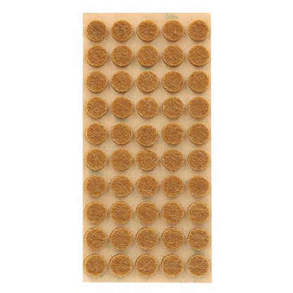 Furniture Felt Pads 3/8" (10mm) Diameter Round 3M Self Adhesive Protects Kitchen Cabinets, Drawers, Desks and Furniture Against Bumps and Scratches 100 Pack - Oak (Honey Brown) - color: Oak 100 Pack