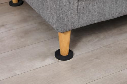Felt Furniture Sliders for Hardwood Floors - Furnigear 16 PCS 5" Furniture Moving Pads Sliders – Heavy Duty Felt Sliders Chair Leg Floor Protectors - Move Your Furniture Easily & Safety - size: 5 inch - 16 PCS Beige