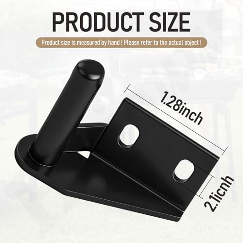 Lid Hinge Kit KIT0001 Use for Many Traeger Models, Traeger Lid Hinge Kit Includes 1 Left, 1 Right Hinges & Installation Hardware