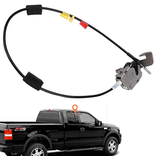 Door Upper Latch with Cable compatible for Ford F150 1997-2003 F250 1997-1999 Extended cab rear right door replacement latch 6L3Z18264A26A - size: F150 97-03 Rear Right Upper