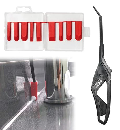 ORXPLUS TOOLS 10pcs Caulking Tool Kit Silicone Finishing Tool for Tight Areas Bathroom Kitchen Window Sink - size: 10 PCS Silicone Finishing Tool