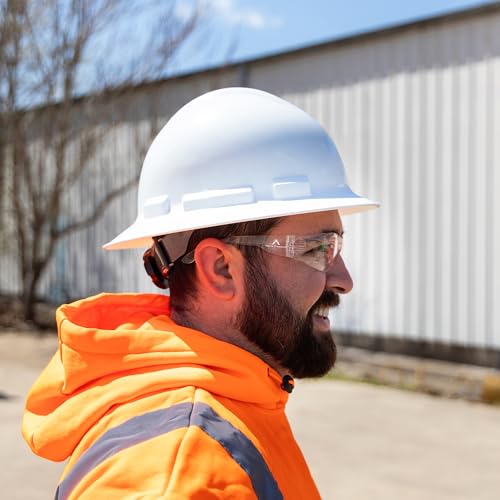 Malta Dynamics Safety Glasses – ANSI Z87+ Rated UV Eye Protection Glasses for Construction, Manufacturing, Scratch-Resistant - color: Clear, size: 300 Pack