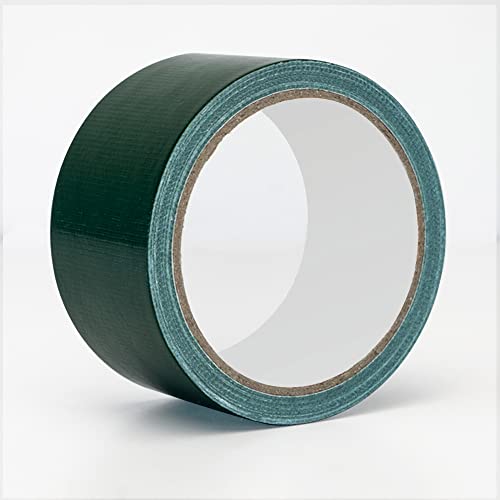Reniteco Dark Green Duct Tape- 2 inches x 10 Yards, Waterproof & All-Weather, No Residue, UV Resistant, Heavy Duty for Car, Home & Outdoor Repairs, 1 Roll - color: Dark Green, size: 2in*10yard