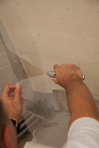 Red Devil 1224 Onetime Fiber Mesh Crack Patch 36" x 75' Wall Repair Fabric, White