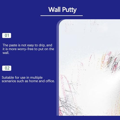 Waterproof Resistant Wall Repair Paste, Spackle Wall Repair, Spackle for Drywall, for Holes, Cracks, and Chips (Waterproof Resistant Wall Repair Paste, Gram, 500)