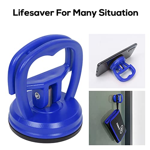 STREBITO Suction Cups Heavy-Duty 2 Pieces Screen Suction Cups Tool for iMac, iPhone, MacBook, iPad, TV, Phone, Laptop, Computer, Tablet, LCD Screen Remover - color: Blue