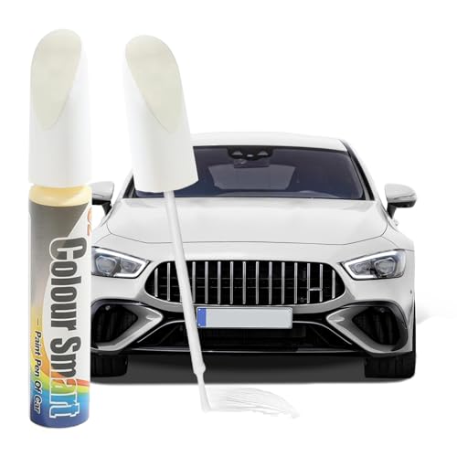 Touch Up Paint for Cars, Car Paint Scratch Repair, Two-In-One Car Touch Up Paint Fill Paint Pen, Car Accessories Quick And Easy Car Scratch Remover for Repair Minor Automotive Scratches - color: White