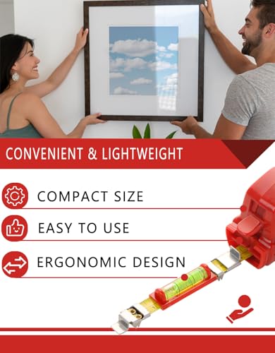 All in One Picture Hanging Tool with Drywall Repair Kit, Picture Hanging Tool with Level, Portable Picture Hanging Leveling Tool with Drywall Hole Repair Kit for Hanging Picture, Mirror, Clock - style: Drywall Repair Kit